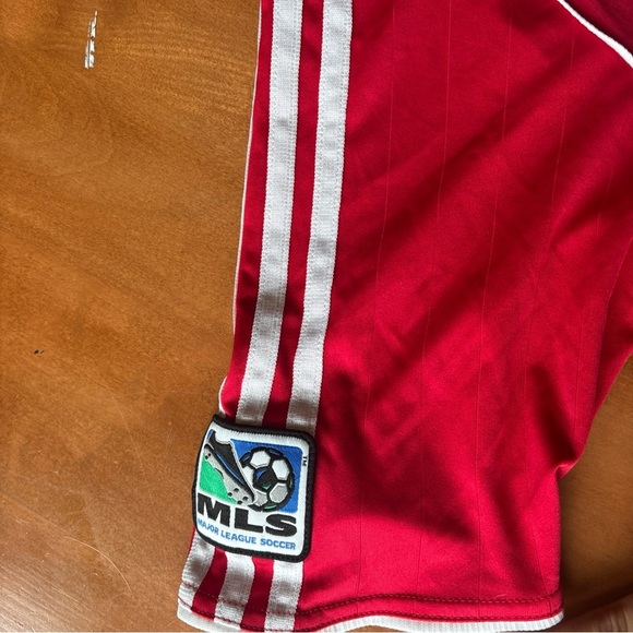 Chicago Fire MLS Soccer Jersey Yth L Climacool Adidas Authentic Red White Y2K 06 - Picture 4 of 11